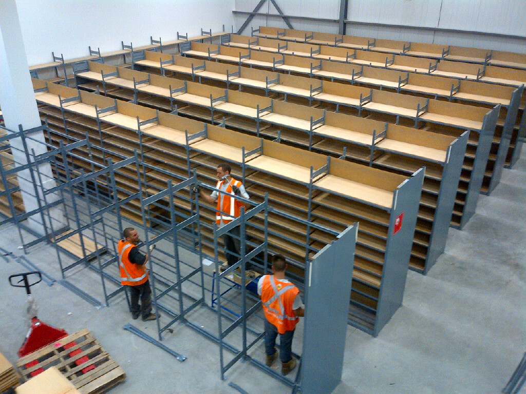 shelving assembly and installation